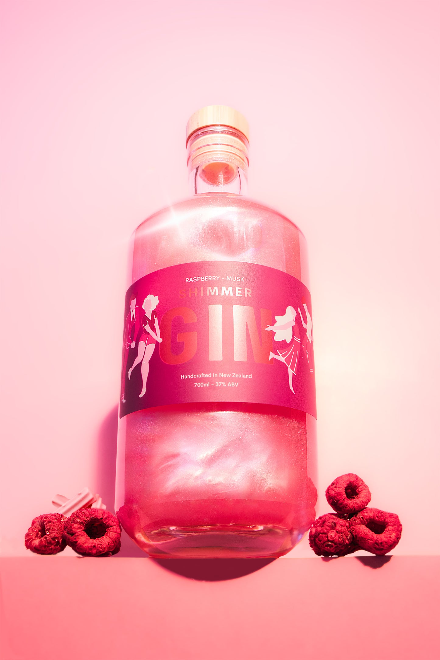 Pink Shimmer Gin - Raspberry & Musk