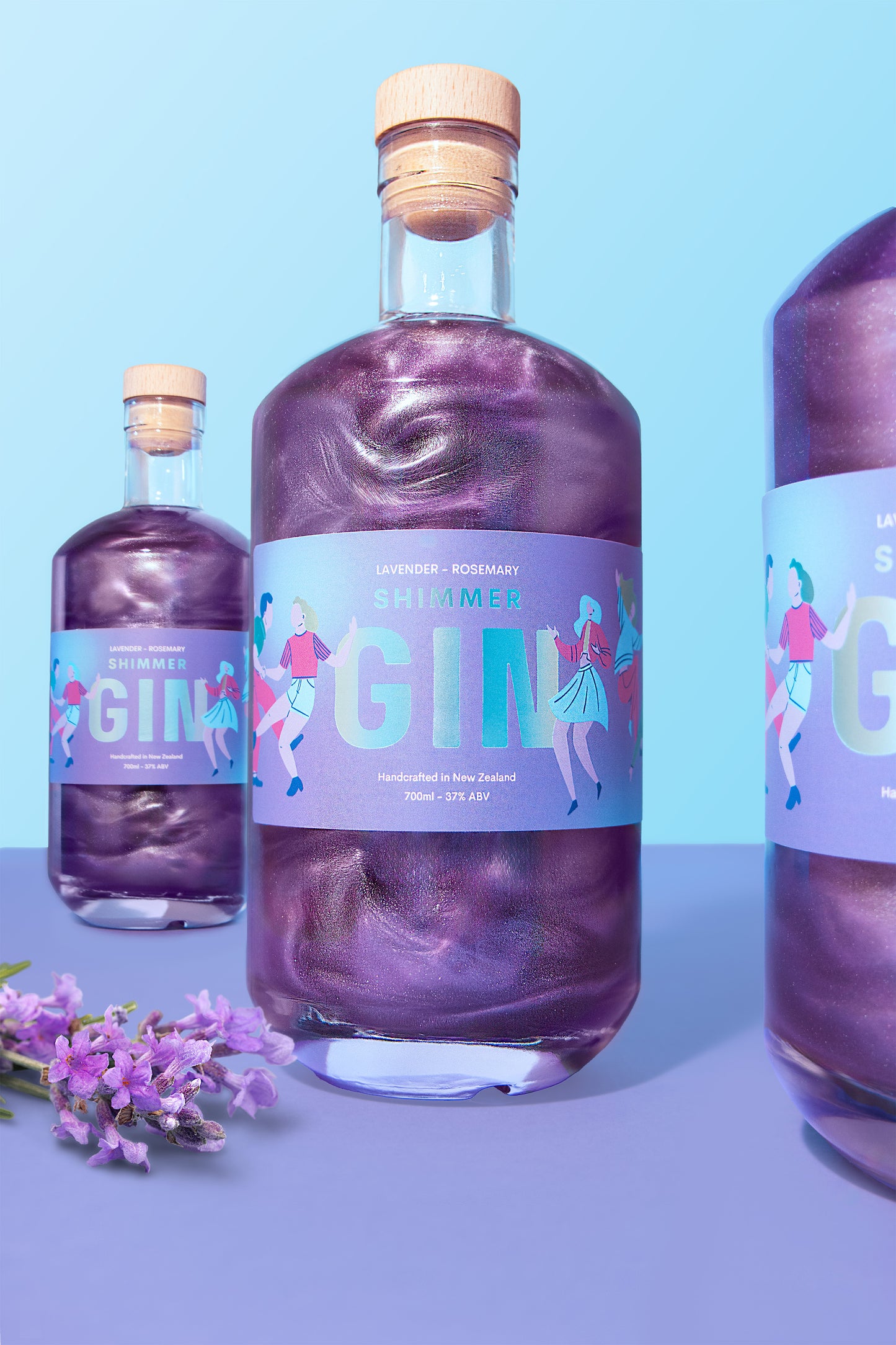 Purple Shimmer Gin - Lavender & Rosemary