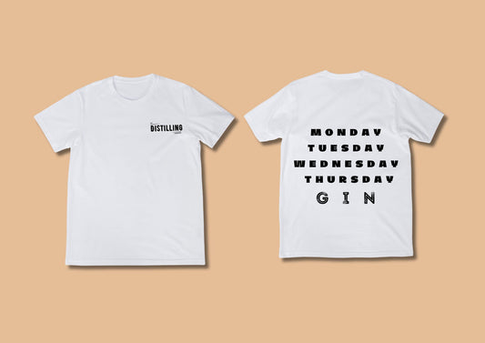 Gin Week Days White T-Shirt