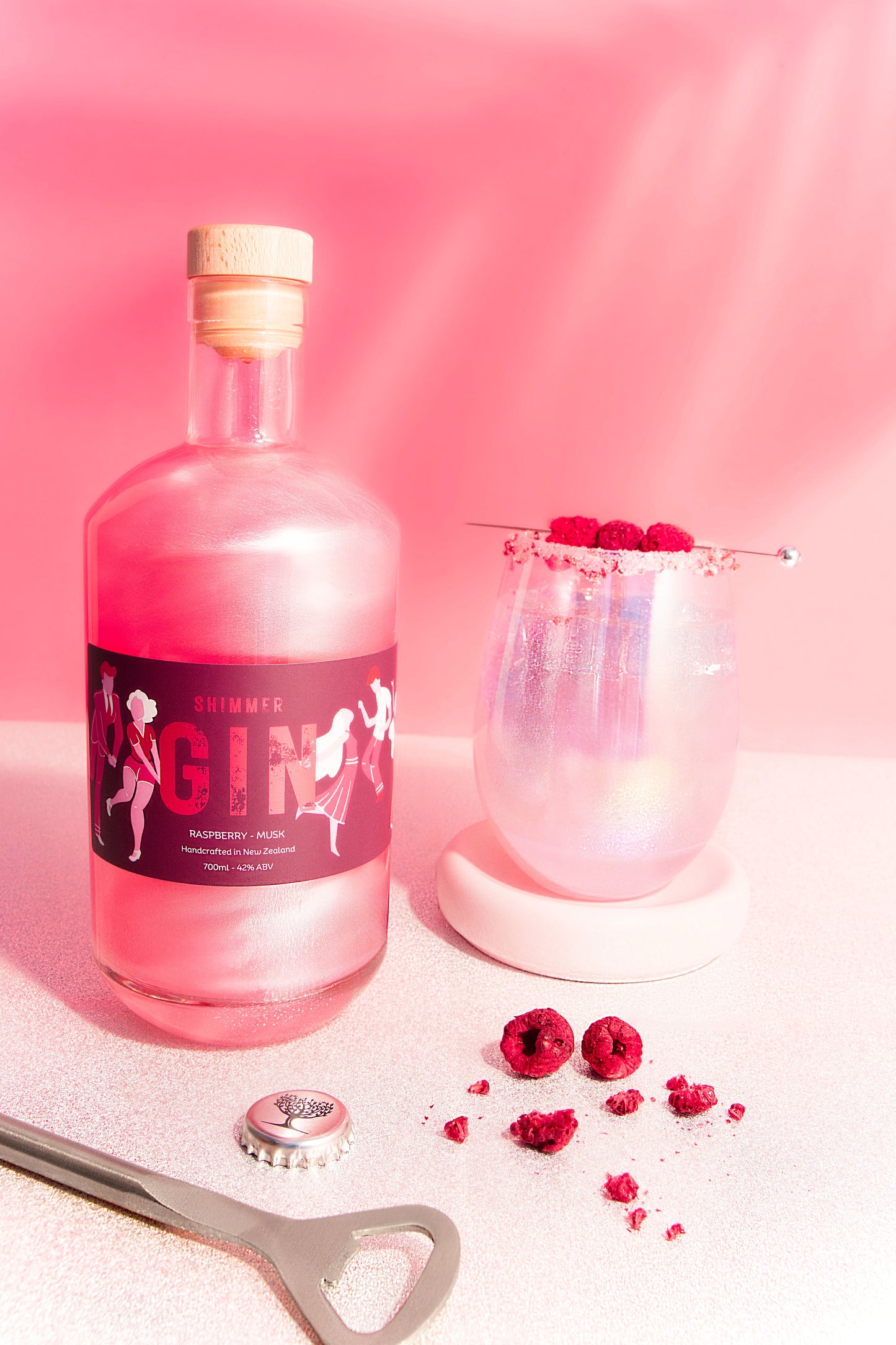 Pink Shimmer Gin