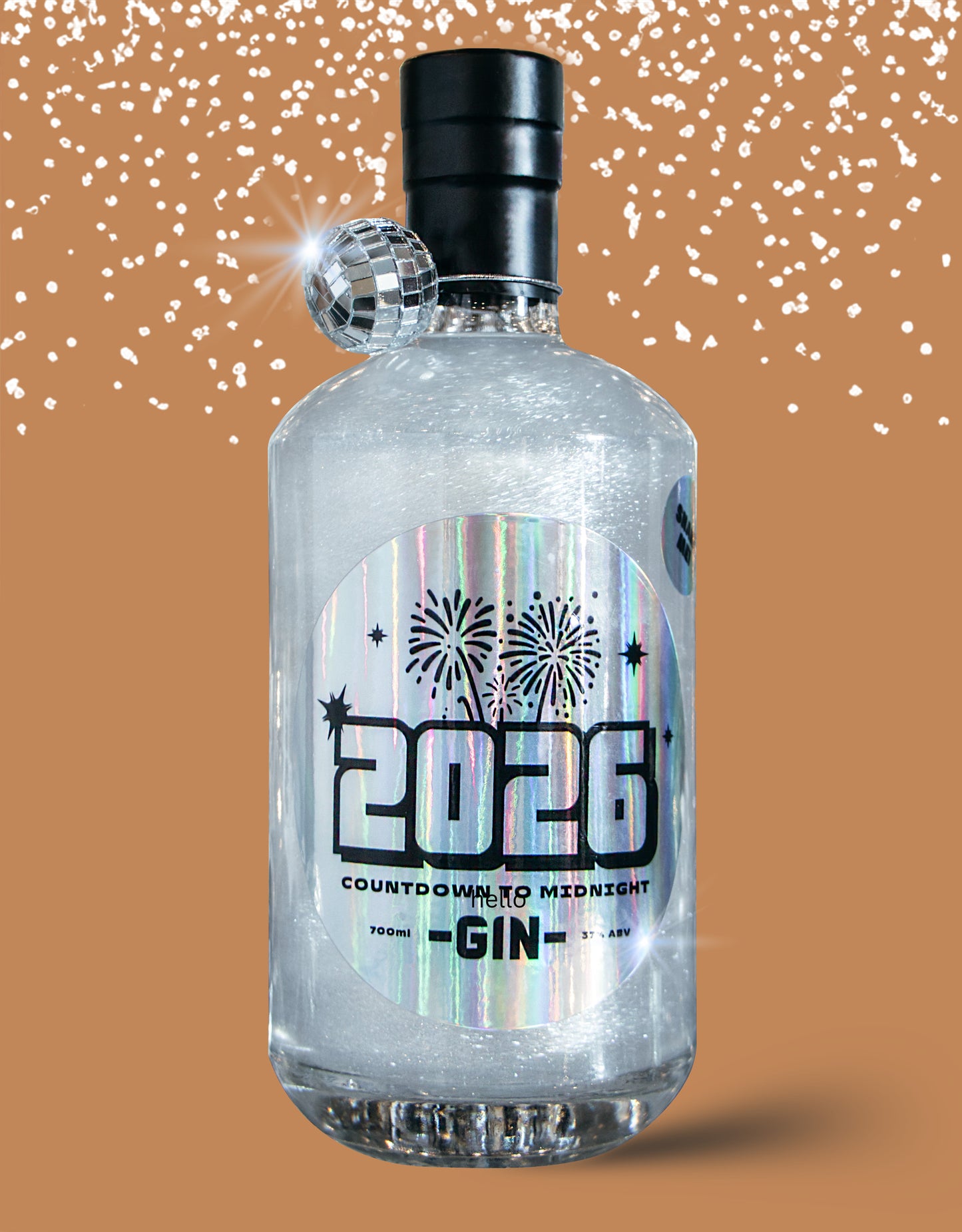 New Years Countdown to Midnight - Peach Melba Gin