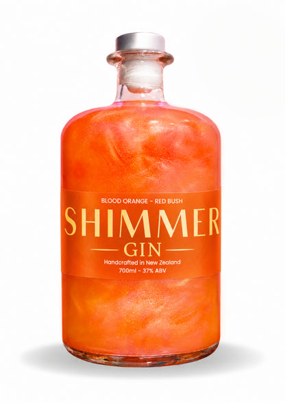 Orange Shimmer Gin - Blood Orange & Red Bush 37% ABV - 700ml