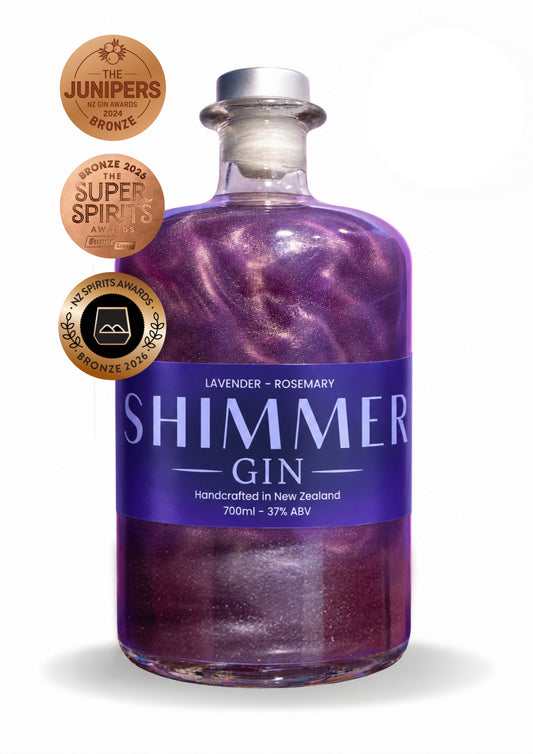 Purple Shimmer Gin - Lavender & Rosemary New Zealand Gin | 700ml