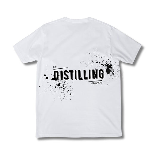 SIP Distilling Co. White T-Shirt